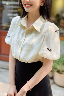 Áo sơ mi tay bồng